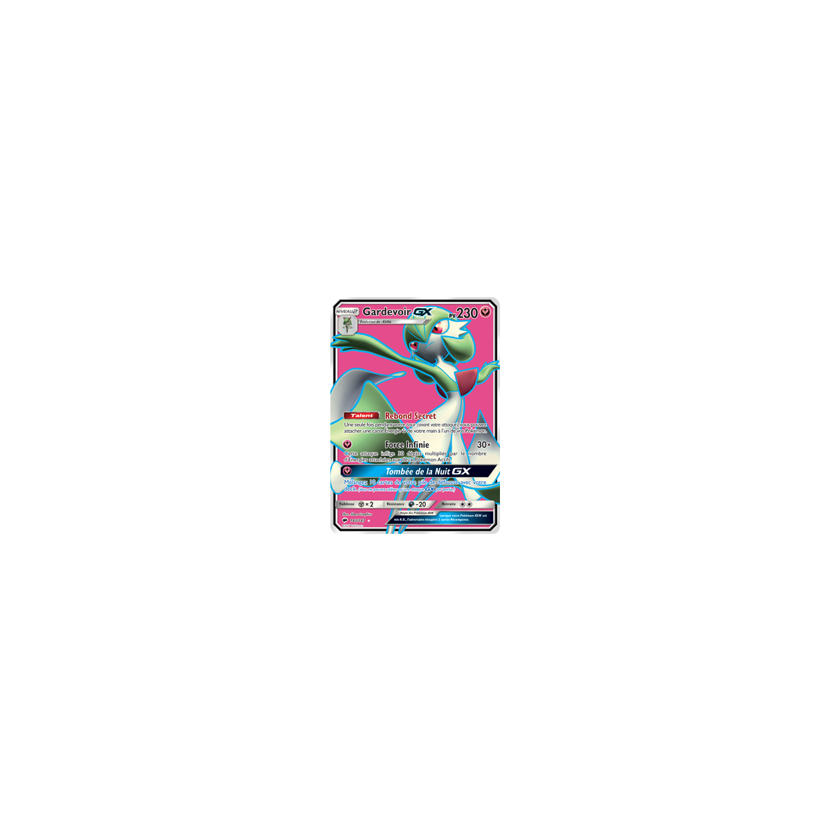 Carte Gardevoir - Ultra rare de Pokémon Ombres Ardentes 140/147