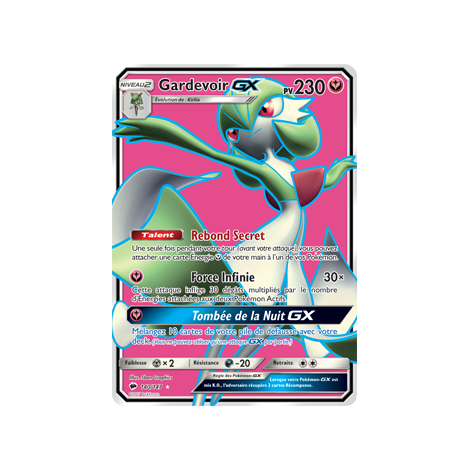 Carte Gardevoir - Ultra rare de Pokémon Ombres Ardentes 140/147