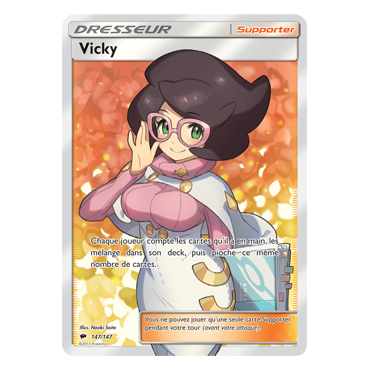 Carte Vicky - Ultra rare de Pokémon Ombres Ardentes 147/147