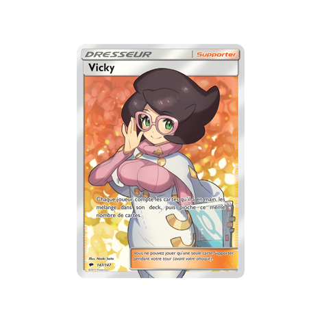 Carte Vicky - Ultra rare de Pokémon Ombres Ardentes 147/147