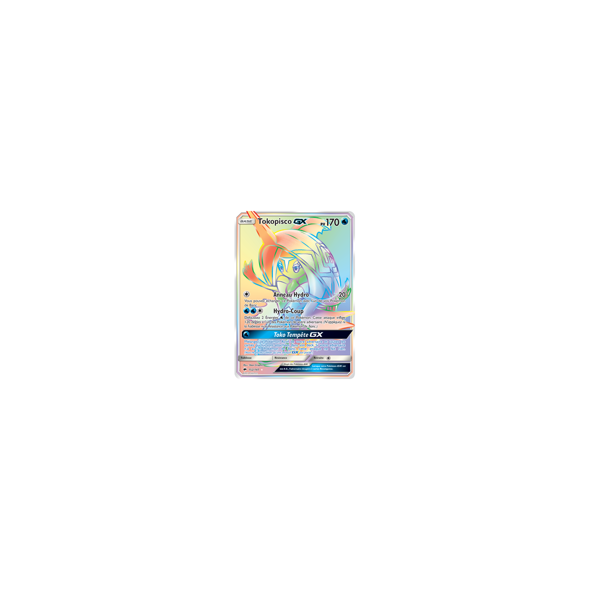 Carte Tokopisco - Arc-en-ciel rare de Pokémon Ombres Ardentes 152/147