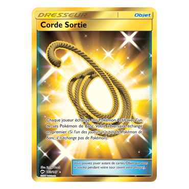 Découvrez Corde Sortie, carte Holographique rare de la série Ombres Ardentes