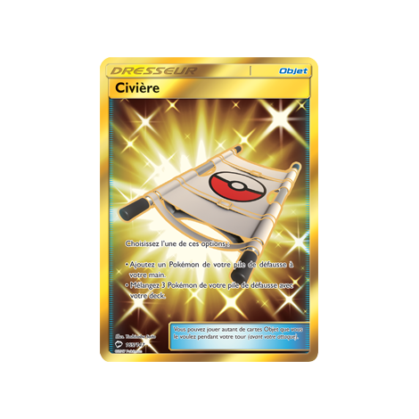 Civière 165/147 : Joyau Holographique rare de l'extension Pokémon Ombres Ardentes