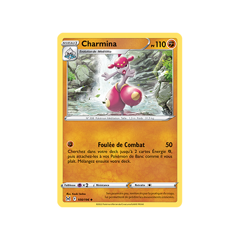 Charmina 100/196 : Joyau Peu commune de l'extension Pokémon Origine Perdue