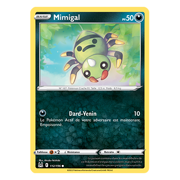 Carte Mimigal - Commune de Pokémon Origine Perdue 112/196