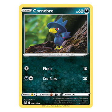 Découvrez Cornèbre, carte Commune de la série Origine Perdue