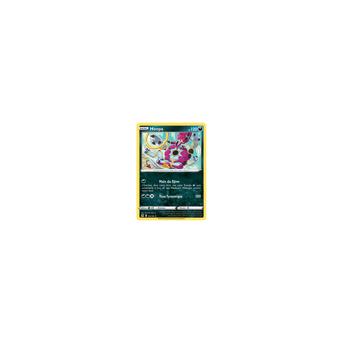 Hoopa 122/196 : Joyau Rare de l'extension Pokémon Origine Perdue