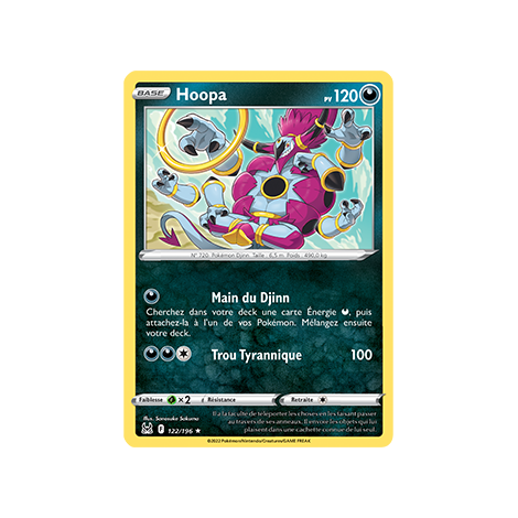 Hoopa 122/196 : Joyau Rare de l'extension Pokémon Origine Perdue