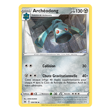 Découvrez Archéodong, carte Peu commune de la série Origine Perdue