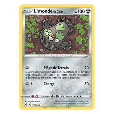 Limonde de Galar 127/196 : Joyau Peu commune de l'extension Pokémon Origine Perdue