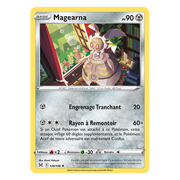 Magearna 128/196 : Joyau Rare de l'extension Pokémon Origine Perdue