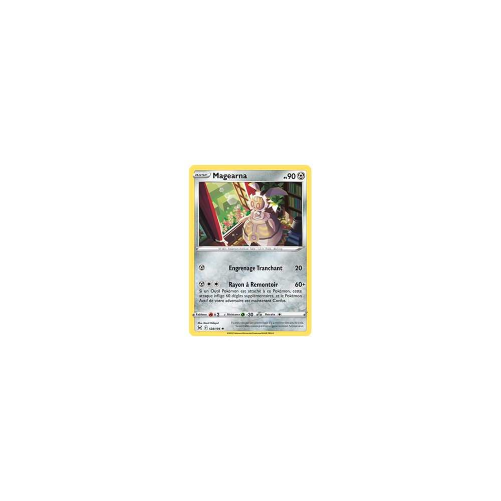 Magearna 128/196 : Joyau Rare de l'extension Pokémon Origine Perdue
