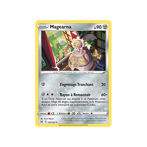 Magearna 128/196 : Joyau Rare de l'extension Pokémon Origine Perdue