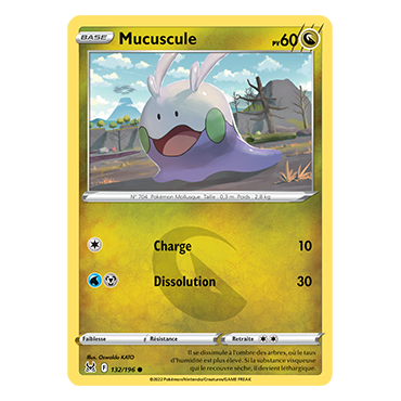 Carte Mucuscule - Commune de Pokémon Origine Perdue 132/196