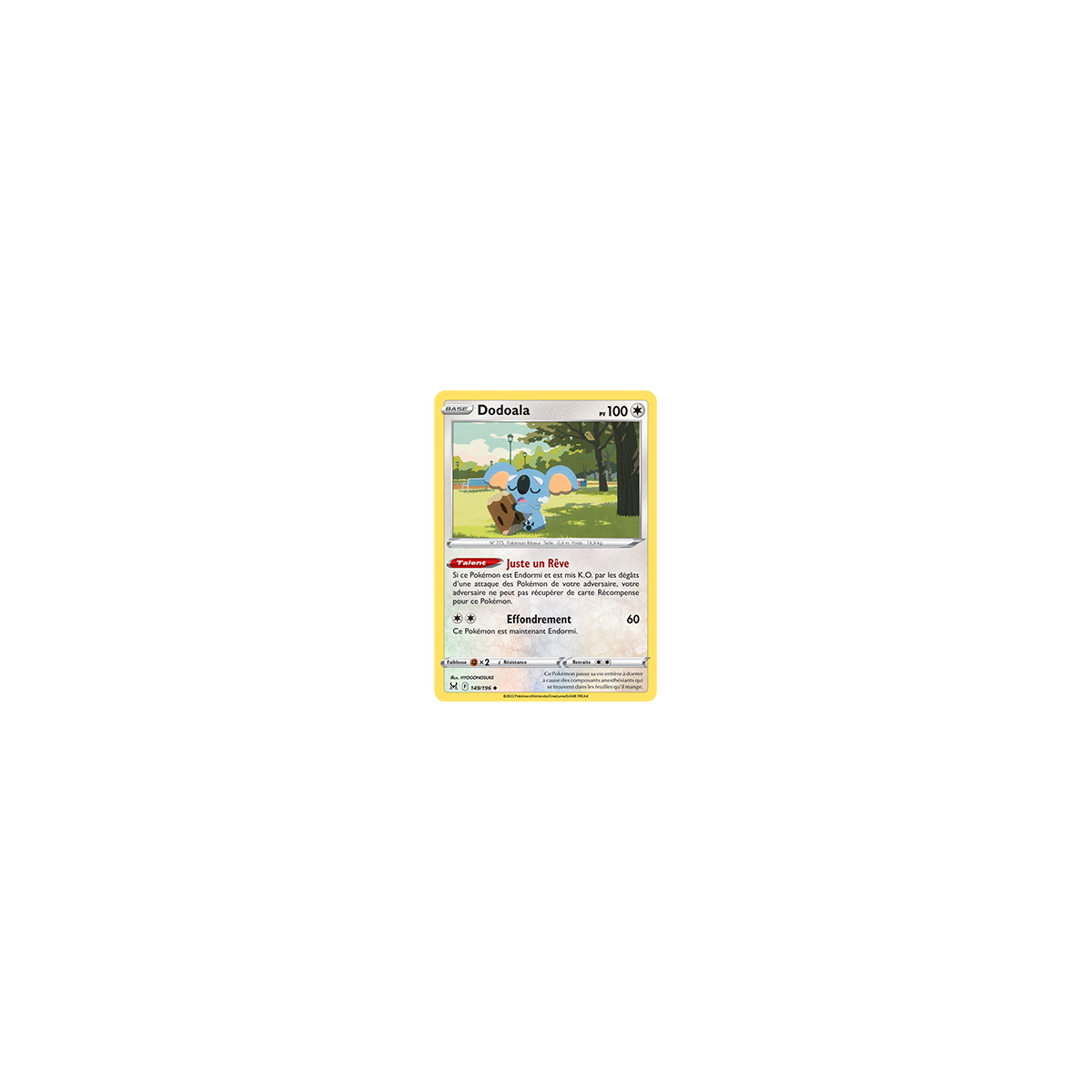 Carte Dodoala - Peu commune de Pokémon Origine Perdue 149/196