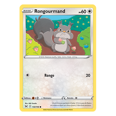 Rongourmand 150/196 : Joyau Commune de l'extension Pokémon Origine Perdue