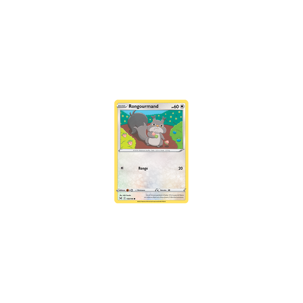 Rongourmand 150/196 : Joyau Commune de l'extension Pokémon Origine Perdue