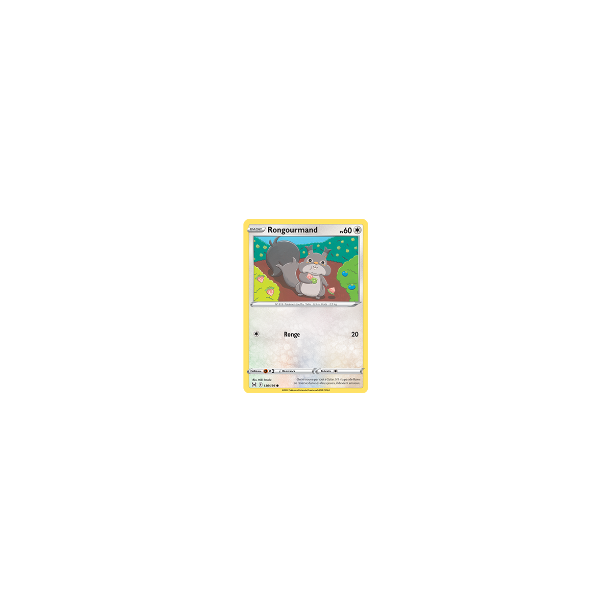 Rongourmand 150/196 : Joyau Commune de l'extension Pokémon Origine Perdue