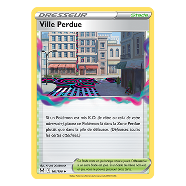 Découvrez Ville Perdue, carte Peu commune de la série Origine Perdue