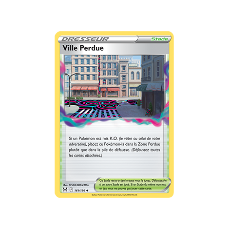 Découvrez Ville Perdue, carte Peu commune de la série Origine Perdue