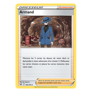 Armand 166/196 : Joyau Peu commune de l'extension Pokémon Origine Perdue