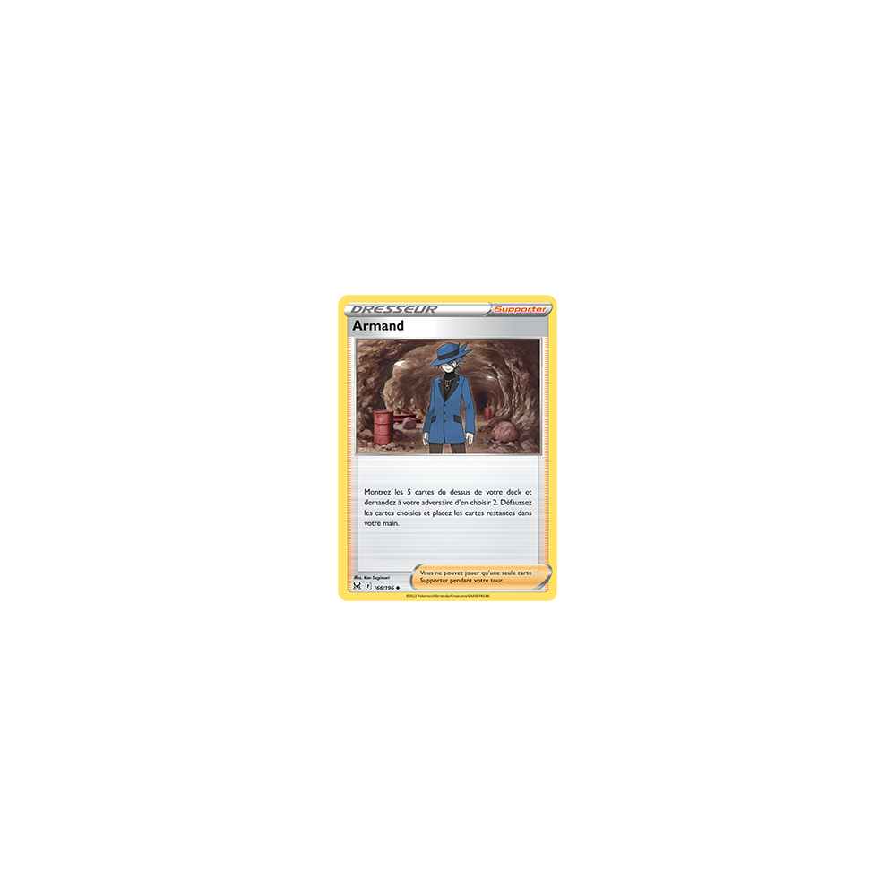 Armand 166/196 : Joyau Peu commune de l'extension Pokémon Origine Perdue