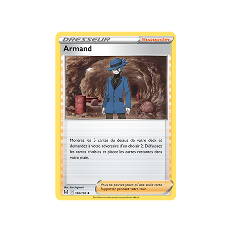 Armand 166/196 : Joyau Peu commune de l'extension Pokémon Origine Perdue