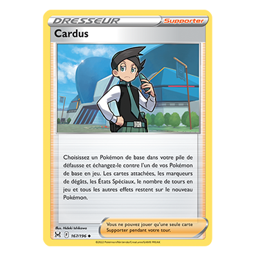 Cardus 167/196 : Joyau Peu commune de l'extension Pokémon Origine Perdue