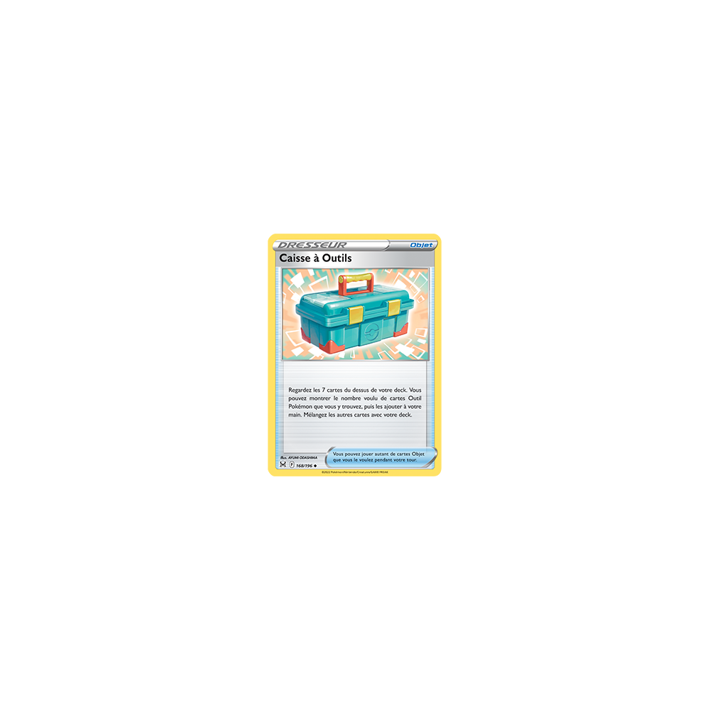 Carte Caisse à Outils - Peu commune de Pokémon Origine Perdue 168/196