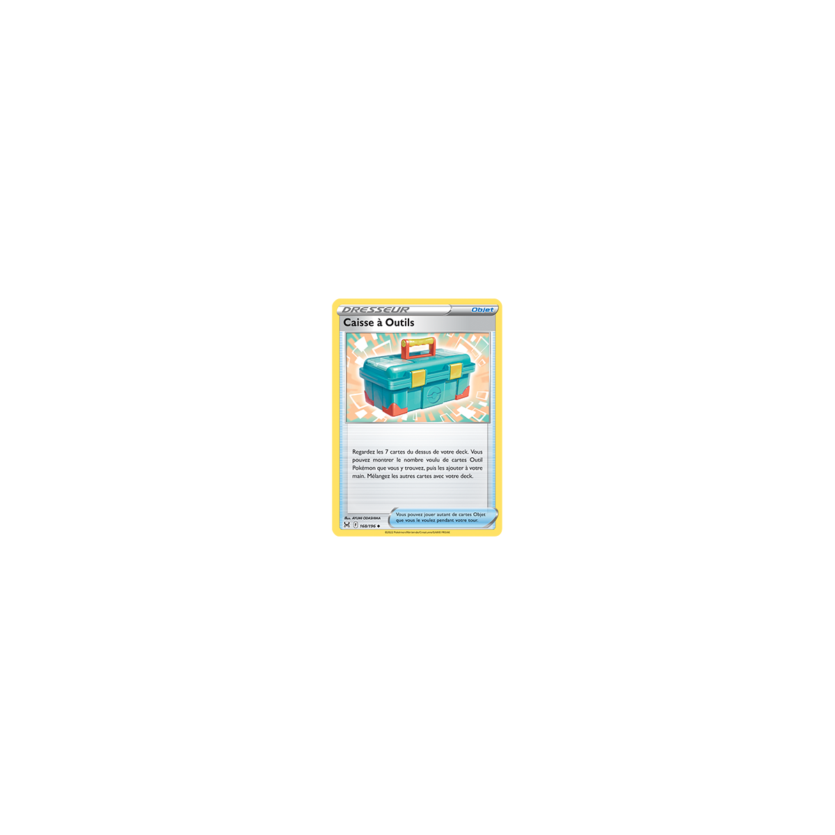 Carte Caisse à Outils - Peu commune de Pokémon Origine Perdue 168/196