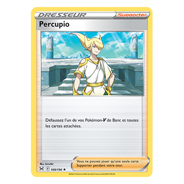 Percupio 169/196  de l'extension Pokémon Origine Perdue