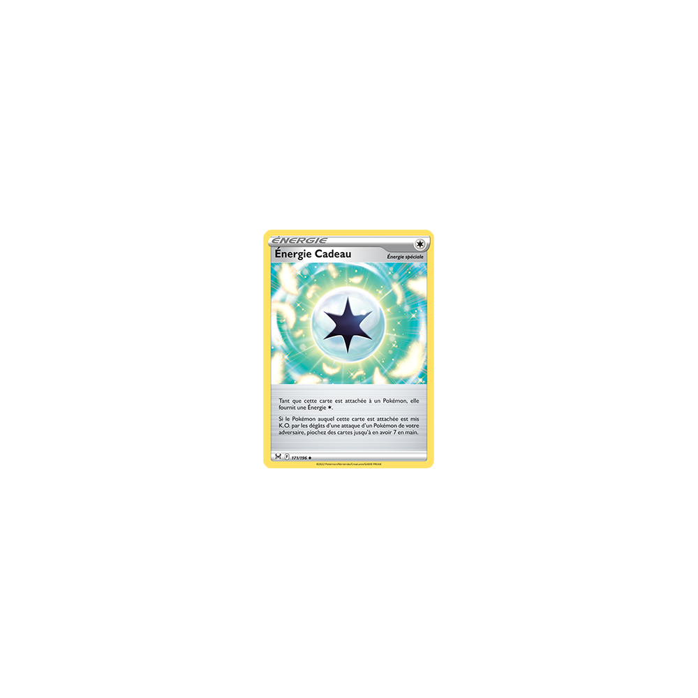 Carte Énergie Cadeau - Peu commune de Pokémon Origine Perdue 171/196