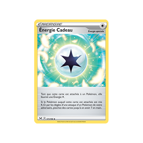 Carte Énergie Cadeau - Peu commune de Pokémon Origine Perdue 171/196