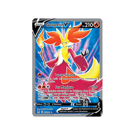 Goupelin 173/196 : Joyau Ultra rare de l'extension Pokémon Origine Perdue