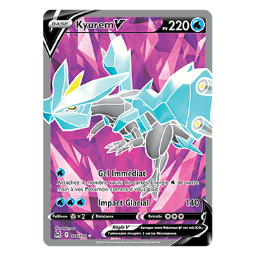 Carte Kyurem - Ultra rare de Pokémon Origine Perdue 174/196