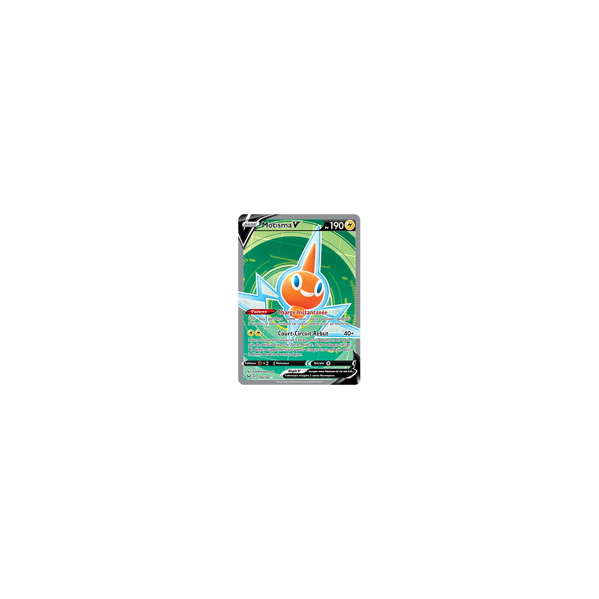 Motisma 176/196 : Joyau Ultra rare de l'extension Pokémon Origine Perdue