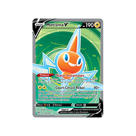 Motisma 176/196 : Joyau Ultra rare de l'extension Pokémon Origine Perdue