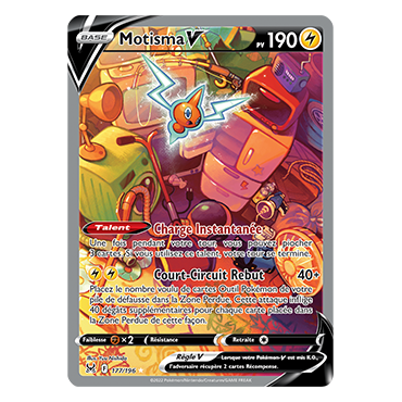 Carte Motisma - Ultra rare de Pokémon Origine Perdue 177/196