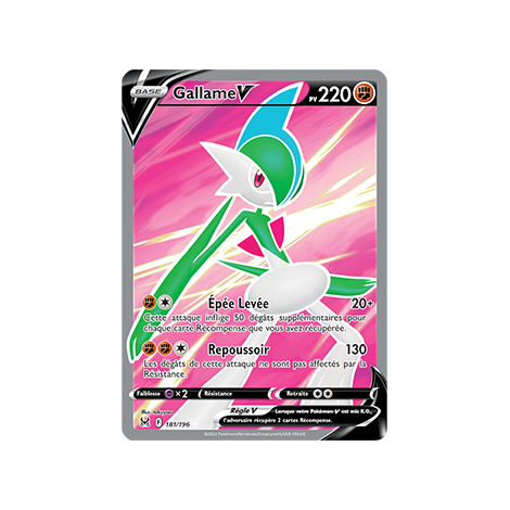 Gallame 181/196 : Joyau Ultra rare de l'extension Pokémon Origine Perdue