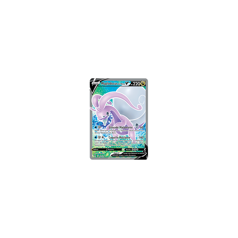 Muplodocus de Hisui 187/196 : Joyau Ultra rare de l'extension Pokémon Origine Perdue