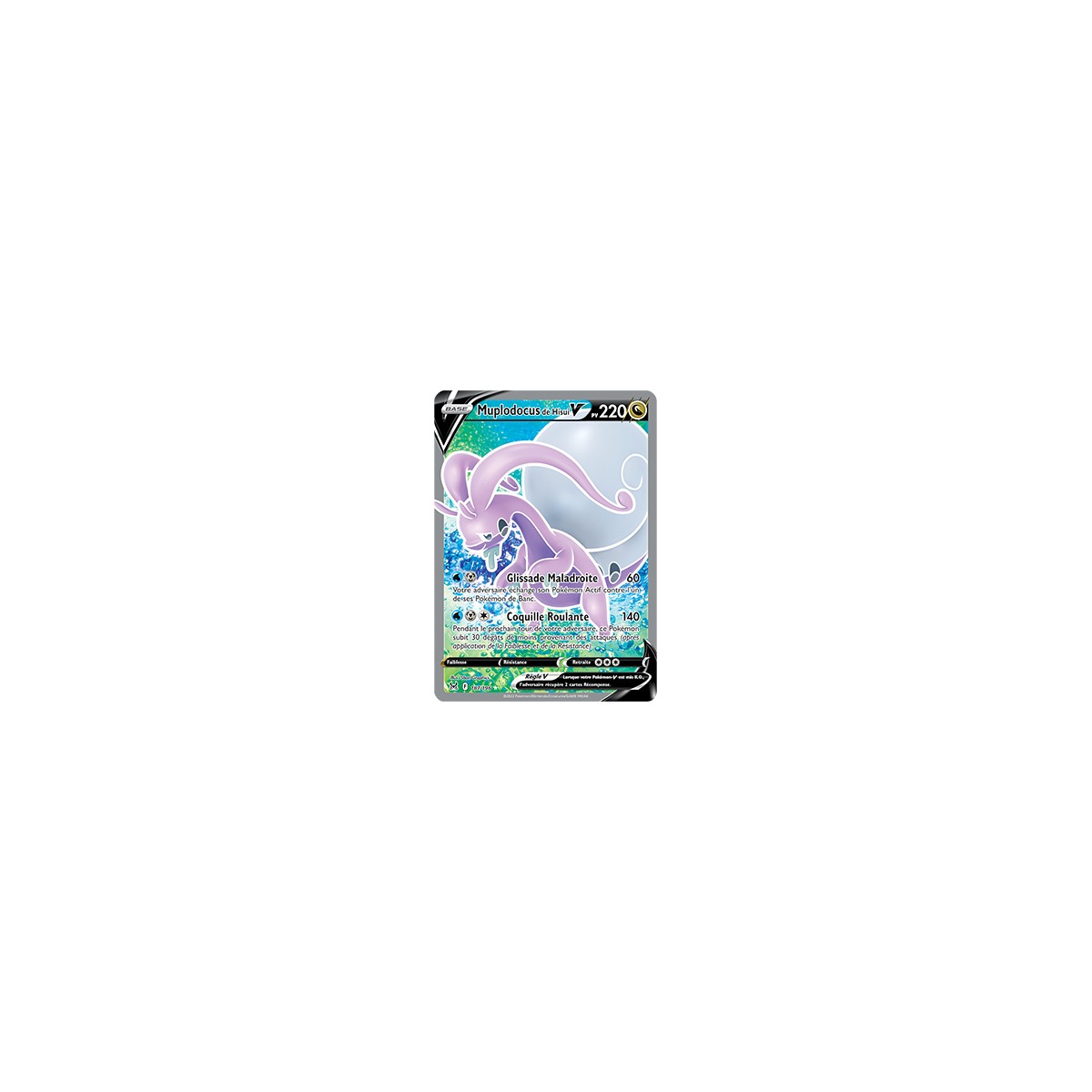 Muplodocus de Hisui 187/196 : Joyau Ultra rare de l'extension Pokémon Origine Perdue