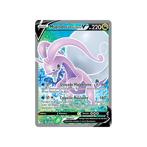 Muplodocus de Hisui 187/196 : Joyau Ultra rare de l'extension Pokémon Origine Perdue