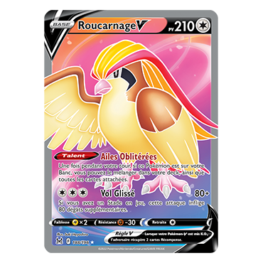 Découvrez Roucarnage, carte Ultra rare de la série Origine Perdue