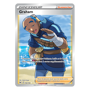 Graham 192/196 : Joyau Ultra rare de l'extension Pokémon Origine Perdue