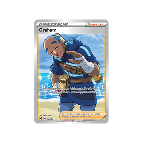 Graham 192/196 : Joyau Ultra rare de l'extension Pokémon Origine Perdue