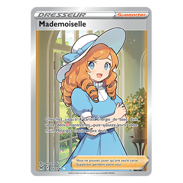 Découvrez Mademoiselle, carte Ultra rare de la série Origine Perdue