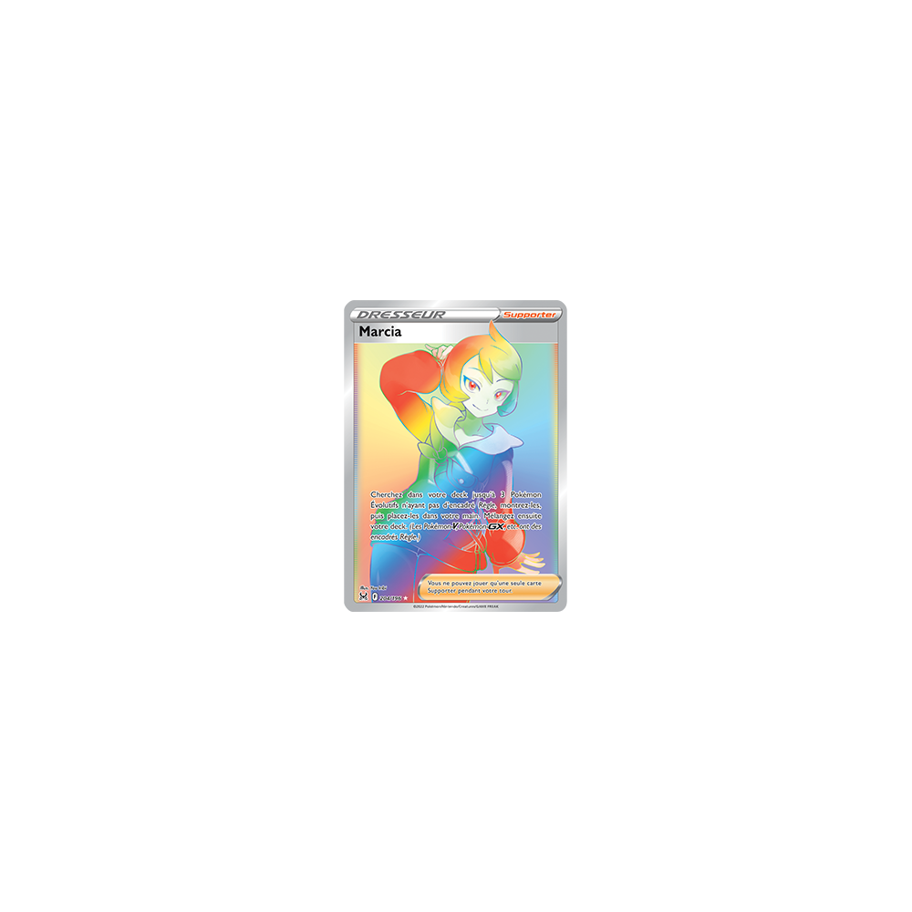 Marcia 204/196 : Joyau Arc-en-ciel rare de l'extension Pokémon Origine Perdue