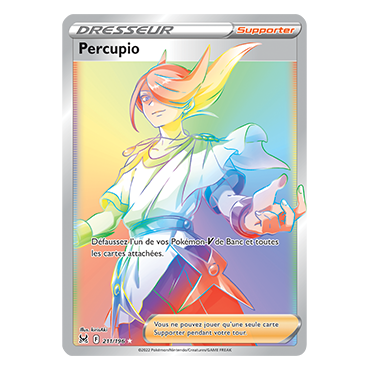 Découvrez Percupio, carte Arc-en-ciel rare de la série Origine Perdue