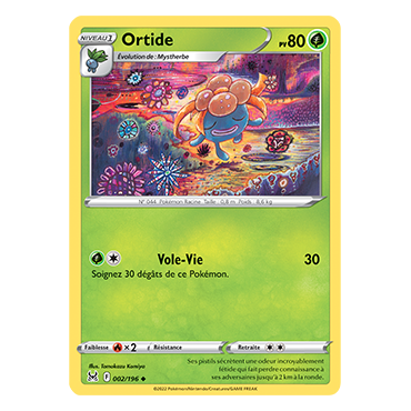 Carte Ortide - Peu commune de Pokémon Origine Perdue 002/196