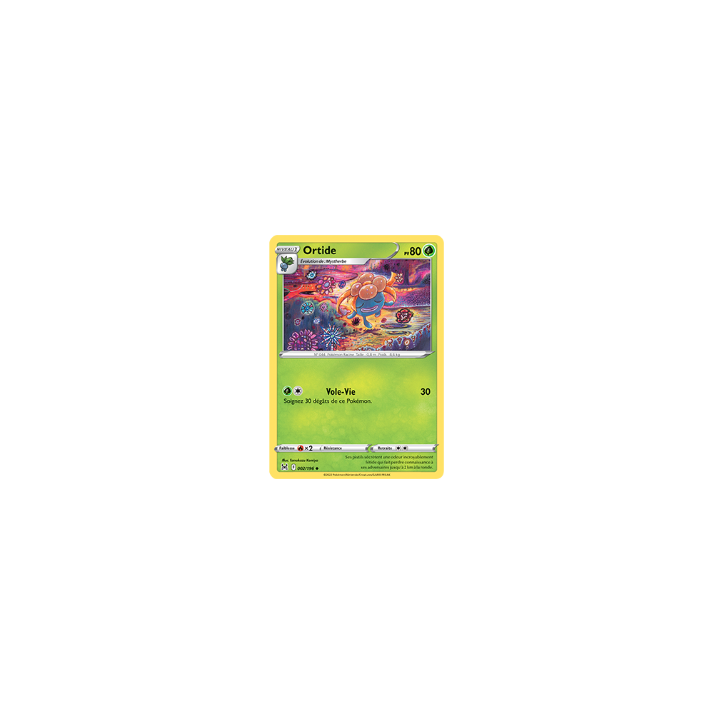 Carte Ortide - Peu commune de Pokémon Origine Perdue 002/196